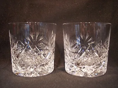 Buy New 2 X Edinburgh Crystal  Royal Whisky Glasses Tumblers • 19.99£