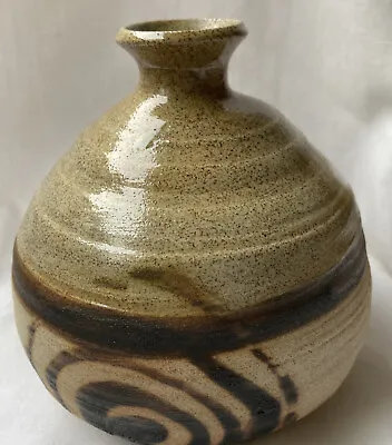 Buy Vintage Moffat Studio Art Pottery Scottish Vase Gerard T Lyons Spiral Design • 25£