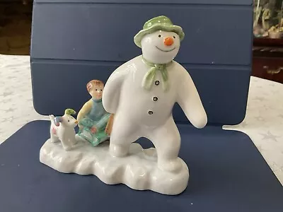Buy Beswick Snowman And Snowdog Pulling James Along On Sledge. (chip To Tail Of Dog) • 30£
