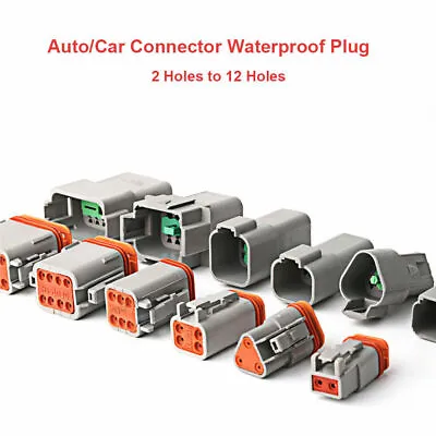 Buy Deutsch Dt Series Multi Plug Waterproof Connector 2 3 4 6 8 12 Way Pin • 241.85£