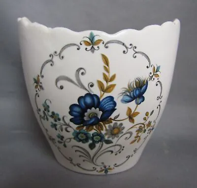 Buy Purbeck Ceramics. Swanage Blue Floral Decorated Bowl/Pot • 4.99£
