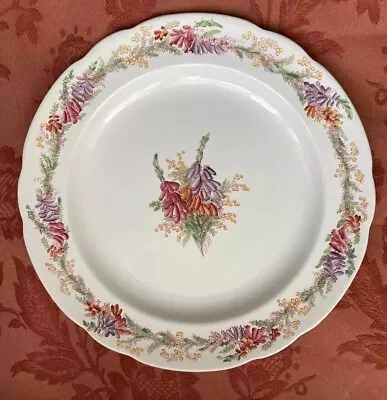 Buy Copeland Heath Foxglove Pattern 10.5 Inch Dinner Plate • 12£