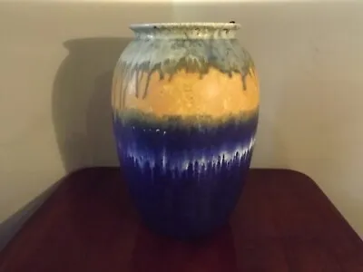 Buy 1932 Large Ruskin Pottery Matt Crystalline Glaze Vase 12 ¼” • 285£