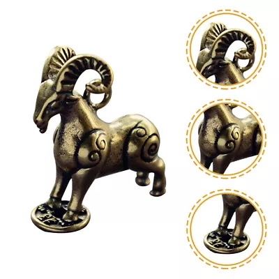 Buy  Ornaments Brass Goat Mini Animal Figurines Chinese Decorations • 6.99£