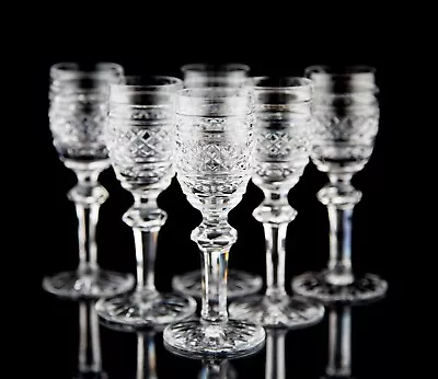 Buy Waterford Castletown Cordial Glasses Set Of 6 Elegant Vintage Crystal Signed • 184.27£