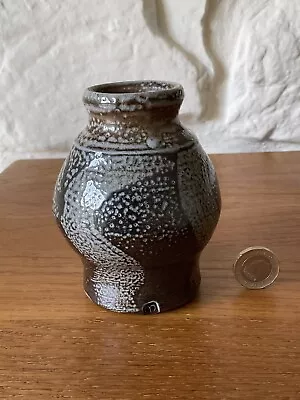 Buy Micki Schloessingk Studio Pottery Salt Glazed Vase • 45£