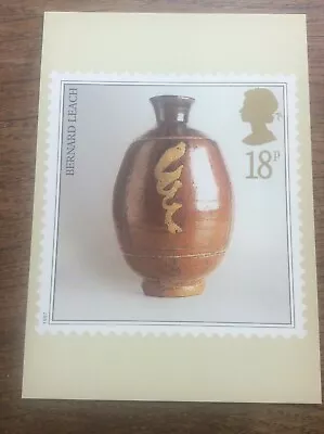 Buy Bernard Leach Studio Pottery Postcard 1987 Post Office Stamp By Tony Evans • 5.99£