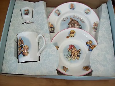 Buy Royal Crown Duchy Fine Bone China Pendelfin The Family 4 Pce Breakfast Set Boxed • 39.99£