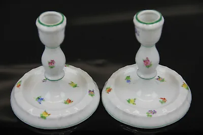Buy Vintage Herend China Printemps Bt Candle Holder Sticks Hungary Hand Painted 7915 • 176.39£