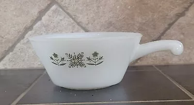Buy Vintage Anchor Hocking Fire King Meadow Green Glass Soup Bowl With Handle • 9.58£