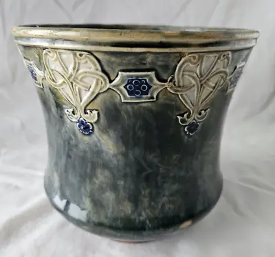 Buy Royal Doulton Art Nouveau Stoneware Jardinaire | Large Vase, C 1900s • 125£