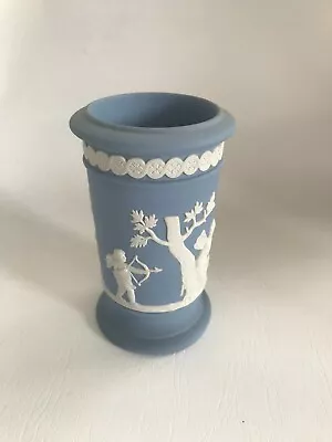 Buy Wedgwood Blue Jasperware Vase • 24.99£