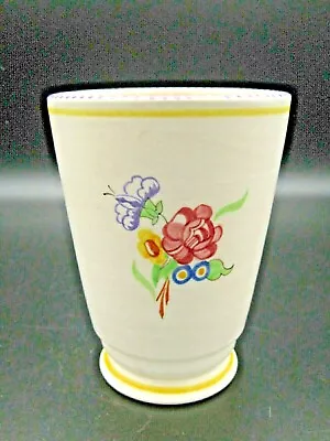Buy Poole Pottery Vase. Florian RZ Pattern. Date: 1952-1955 • 12£