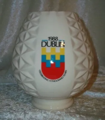 Buy Vintage 1988 Irish Donegal Parian China 1000 Year Millennium Vase Dublin Ireland • 52.50£