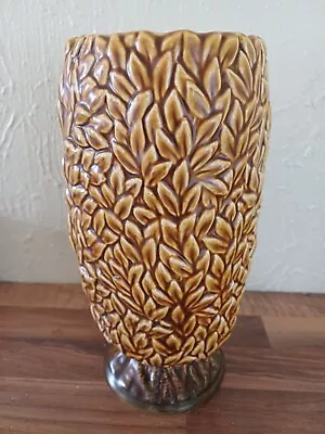 Buy SylvaC Pottery Brown Privet Leaf Vase • 6.99£