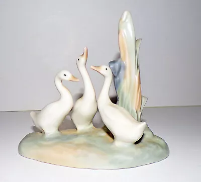 Buy Lladro Nao Collectable Geese Figurine Made In Porcelain • 5.50£