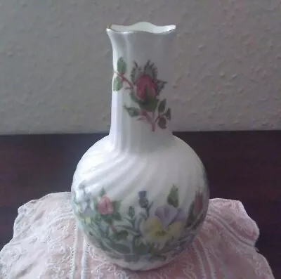 Buy Aynsley Wild Tudor Fine Bone China Small Vase • 7.50£