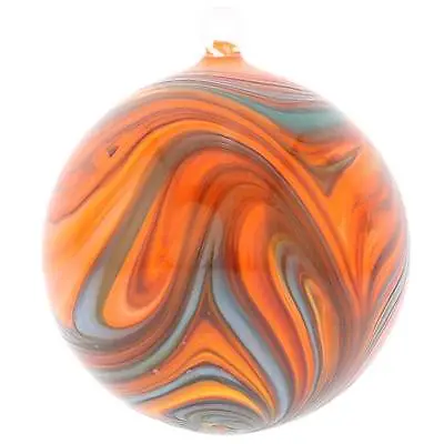 Buy GlassOfVenice Murano Glass Chalcedony Christmas Ornament - Rainbow Swirl • 75.55£