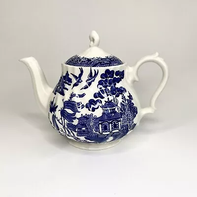 Buy Royal Wessex Willow Teapot Blue White Tableware • 19£
