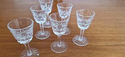Buy 6 Waterford Crystal Lismore Sherry Liqueur Vodka Shot Glasses. Cut 3.5  30ml • 60£