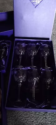 Buy Edinburgh Crystal Wine Glasses X6 (Boxed) • 55£