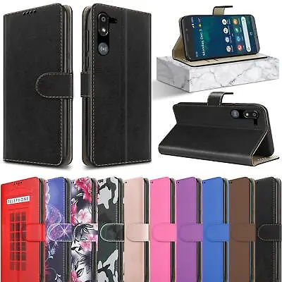 Buy For DORO 8050 8080 8100 Case, Leather Wallet Flip Shockproof Stand Phone Cover • 7.95£
