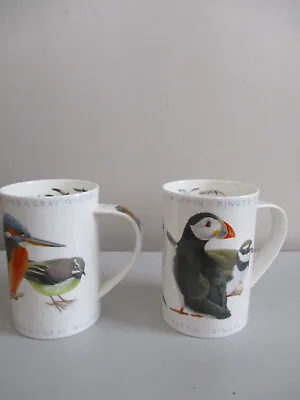 Buy Dunoon Mug Bird Collection By Richard Partis  Puffinn, Grebe, Plover Etc • 7.95£