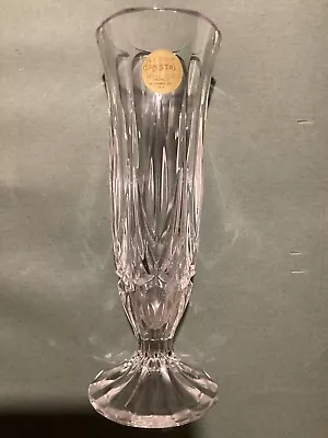 Buy Capri Crystal Cut Bud Vase. Italian. 24% Pbo Lead Crystal 17cm Tall • 15£