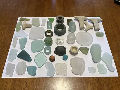 Buy Beach Pottery And Sea Glass • 4.75£