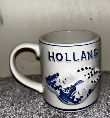Buy Delft “Holland” Mug Blue & White Pottery Classic Shoes  • 9.99£