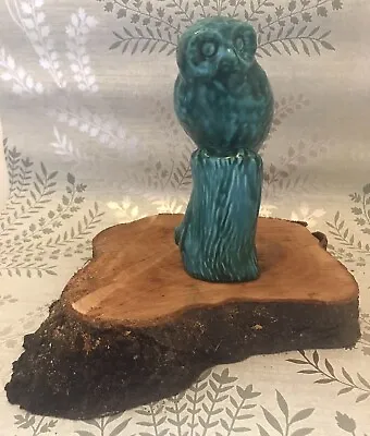 Buy Cute Vintage Turquoise Owl - Anglia Pottery • 10£
