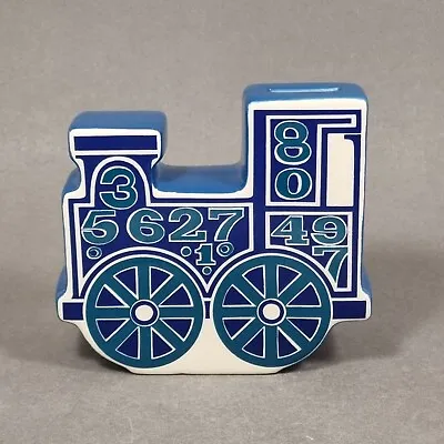 Buy Vintage Carlton Ware All Blue Train Money Box Mid Century 60s 70s • 95£