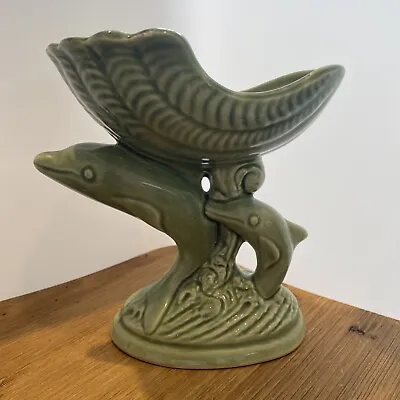 Buy Dartmouth Pottery Dolphin & Shell Pedestal Soap Dish. Vintage ,large. • 16.14£