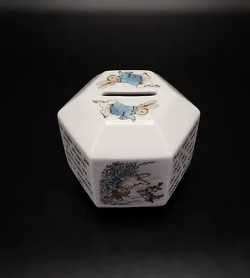 Buy Wedgwood Beatrix Potter Peter Rabbit Ceramic Money Box • 7.99£