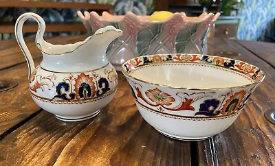 Buy Vintage ~ Plant~Tuscan China ~ Sugar Bowl & Milk Jug • 8.50£