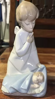 Buy Lladro Guardian Angel With Sleeping Baby Collectable Figurine • 15£