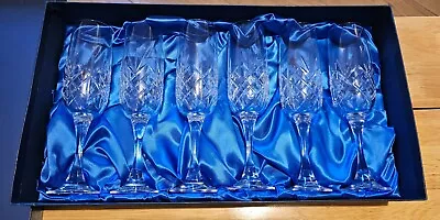 Buy Bohemia Crystal Champagne Glasses X6 Boxed  • 25£