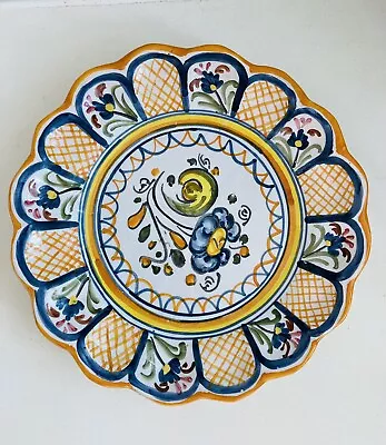 Buy Mexican Ceramic Wall Plate, Product Of Maison Mauve Talavera. No 25 9” Diameter • 5£