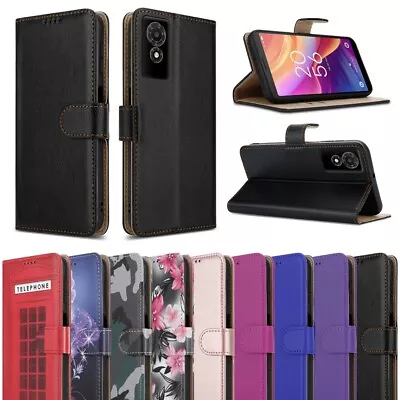 Buy For TCL 501 Case, Slim Leather Wallet Flip Stand Shockproof ARMOUR Phone Cover • 6.95£