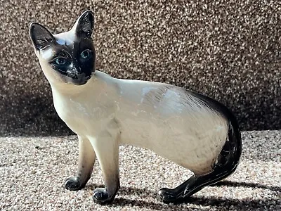 Buy Vintage Beswick Siamese Cat Model Pottery Ornament • 26.99£