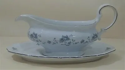 Buy DINNERWARE -Blue Garland By JOHANN HAVILAND- Gravy Boat With Attached Underplate • 40.35£
