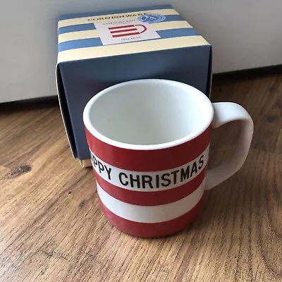 Buy T G Green Original Cornishware Mug  With WRITING “HAPPY CHRISTMAS  15 Oz New • 92£