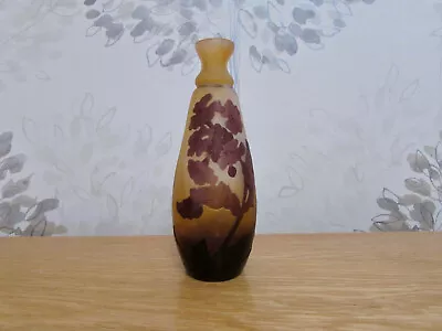 Buy Emille Galle, Glass Vase, Circa 1900. • 475£