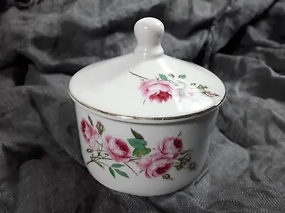 Buy Vintage Old Foley James Kent Lidded Pot/Trinket - Floral/Rose Pattern • 4.99£