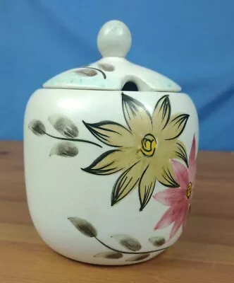 Buy Vintage Radford Pottery Hand Painted Jam Or Condiment Pot And Lid • 9.99£