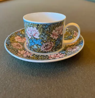 Buy DUNOON William Morris Design Fine Bone China Tea Cup & Saucer Made In England • 28.95£
