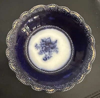 Buy Royal Staffordshire Ohio Rose Pattern 6.25  Bowl Flow Blue Burslem England • 15.37£