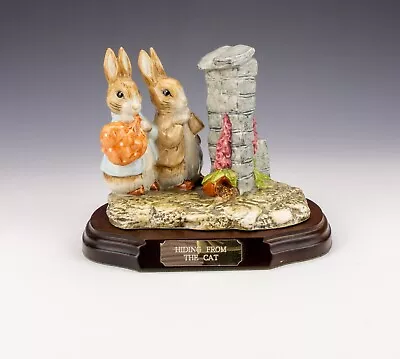 Buy Beswick Pottery - Beatrix Potter Rabbits - Hiding From The Cat Figure • 0.99£