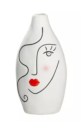 Buy X BIG 22cm Italian Ceramic Picasso Inspired Bitossi Style Face Vase No 3 • 39.99£