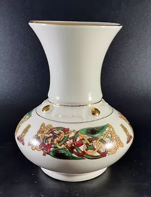 Buy Cre Irish Porcelain Vase Beautiful Green And Yellow Design Bud Vase Handmade • 9.72£